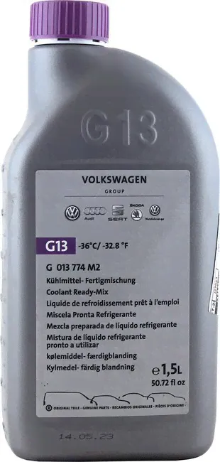 Антифриз VAG G13 1,5л. фиолетовый готовый G 013 774 M2