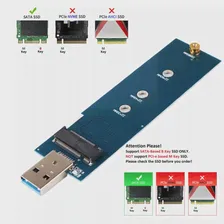 M.2 USB адаптер ключ M.2 SSD адаптер USB 3,0 (нет необходимости в кабеле) USB к 2280 M2 SSD привод адаптер NGFF конвертер считыватель SSD (art.: 3920b48094e7c)