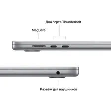 2023 Apple MacBook Air 15.3″ серый космос (Apple M2, 8Gb, SSD 512Gb, M2 (10 GPU))