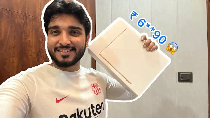 Bought Macbook Air M2 Starlight 😍 Big Billion Days